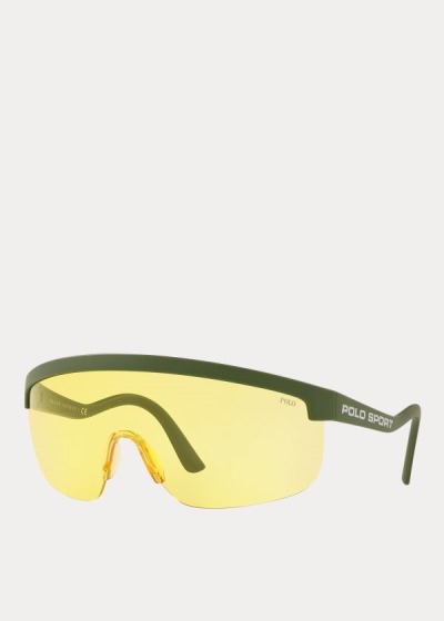 Gafas De Sol Polo Ralph Lauren Hombre Amarillos - Polo Sport Shield - PNRJH7103